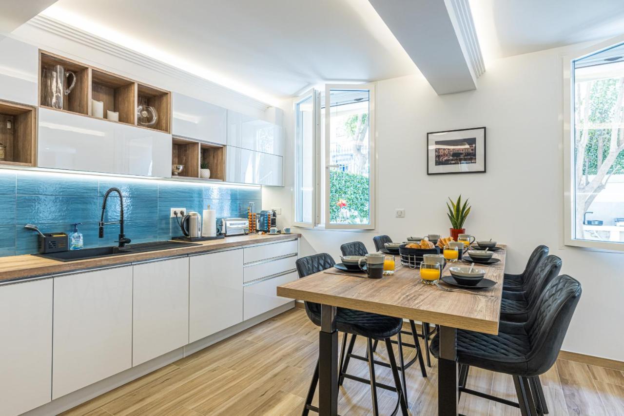 Апартаменты Luxury 3 Bdr Garden & Parking - Angels' Garden Ницца Экстерьер фото